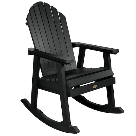 Highwood Usa Hamilton Rocking Chair Outdoor Furniture for Patio, Backyard, Garden AD-RKCH6-BKE